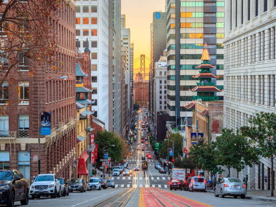 Stockton St, San Francisco - CALVENDO Foto-Puzzle'
