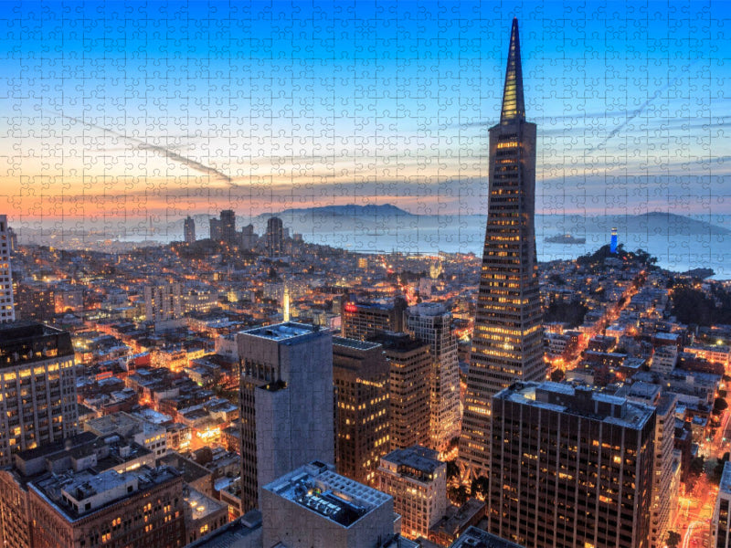 Skyline von San Francisco - CALVENDO Foto-Puzzle'