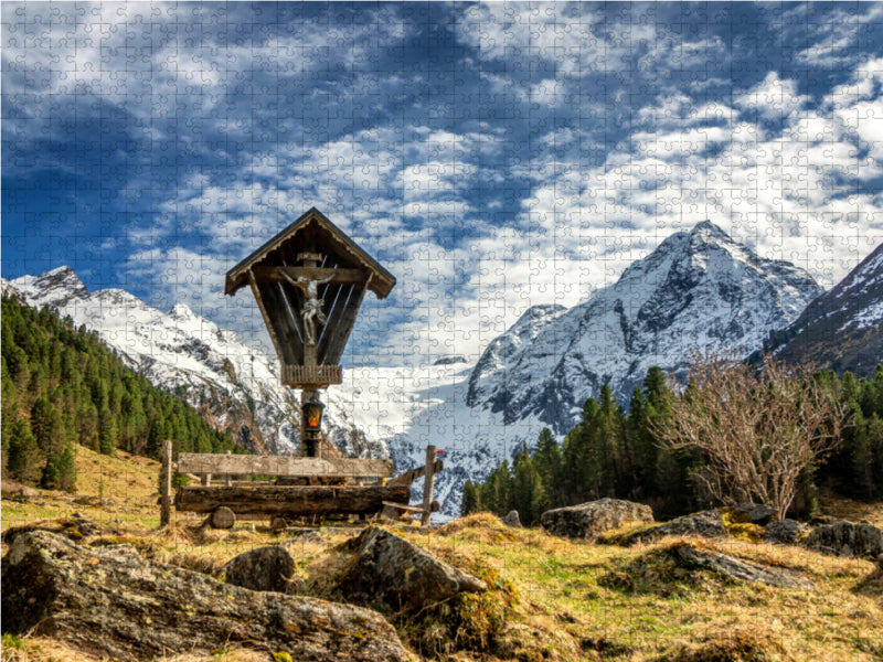 Ein Motiv aus dem Kalender Tirol - Das Land in den Bergen 2000 Teile Puzzle quer - CALVENDO Foto-Puzzle'