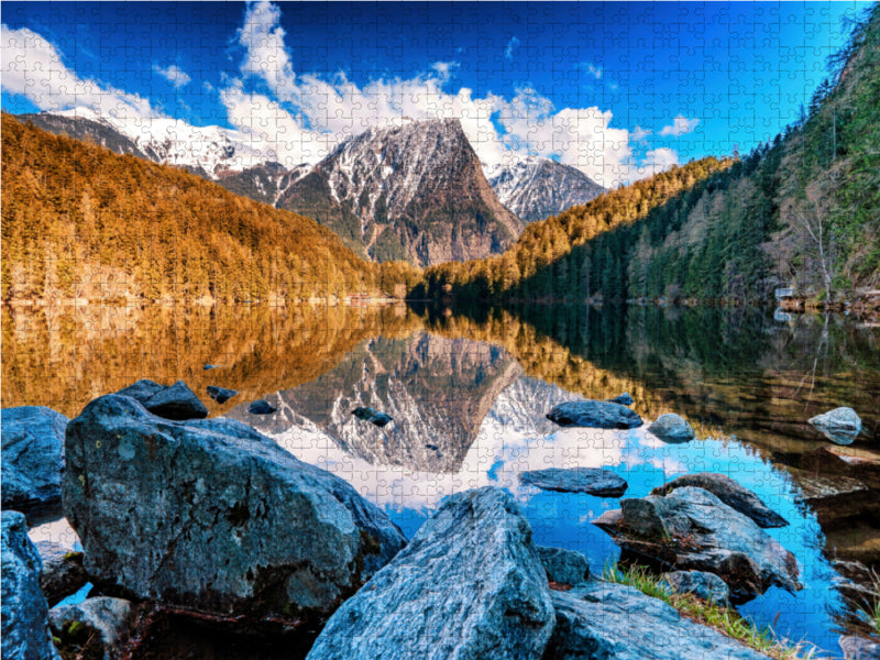 Piburger See 2000 Teile Puzzle quer - CALVENDO Foto-Puzzle'