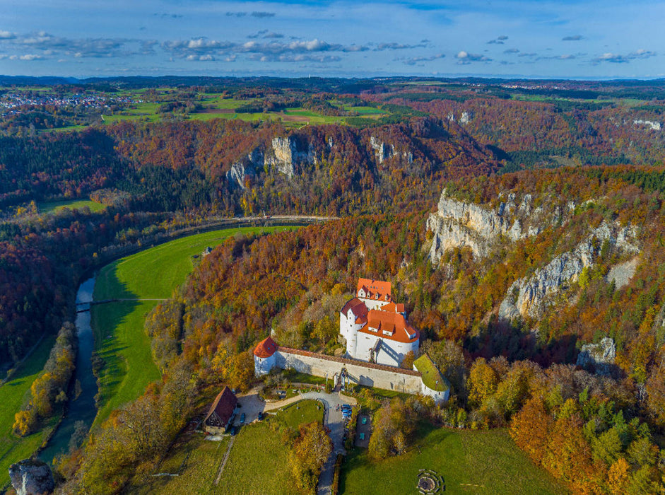 Burg Wildenstein über dem Oberen Donautal - CALVENDO Foto-Puzzle'