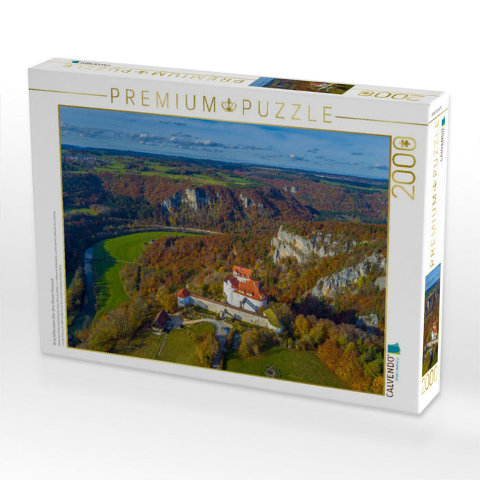 Burg Wildenstein über dem Oberen Donautal - CALVENDO Foto-Puzzle'