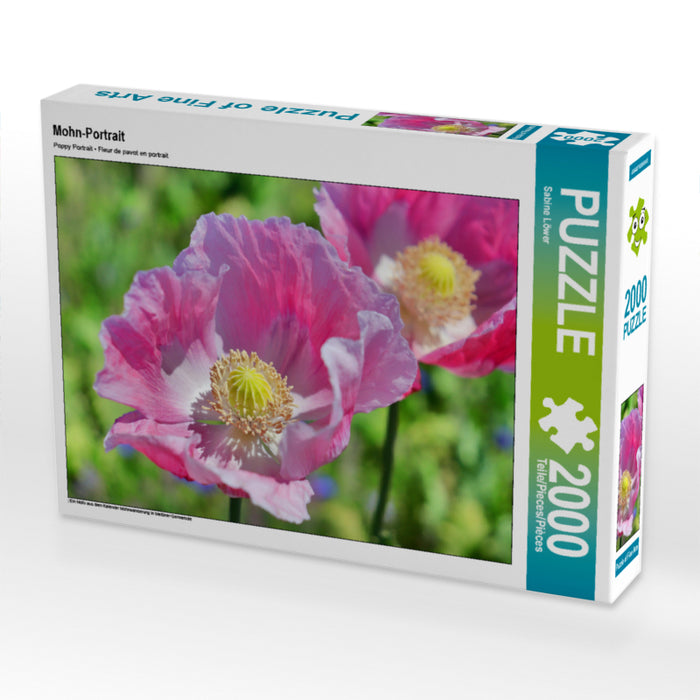 Poppy portrait - CALVENDO photo puzzle 