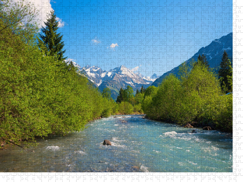 An der Stillach - CALVENDO Foto-Puzzle'