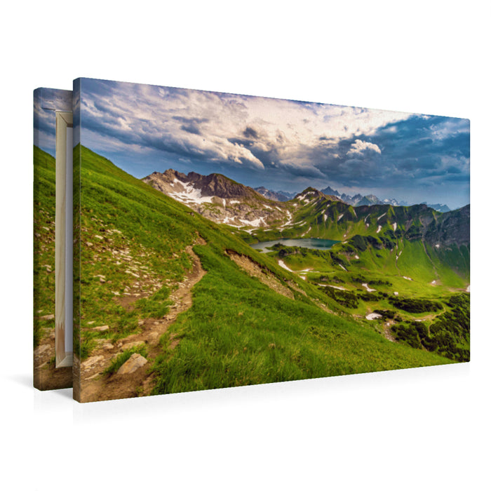 Premium Textil-Leinwand Schrecksee