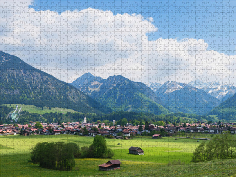 Station climatique d'Oberstdorf - Puzzle photo CALVENDO 