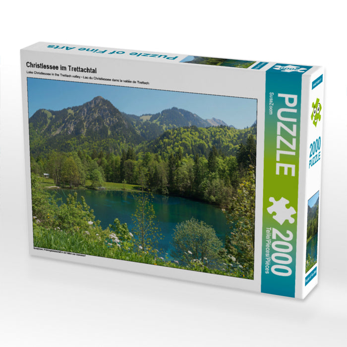 Christlessee im Trettachtal 2000 Teile Puzzle quer - CALVENDO Foto-Puzzle'