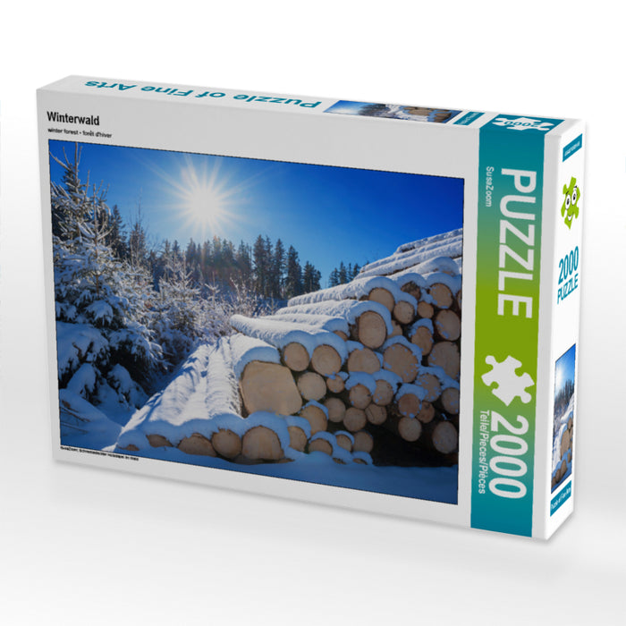 Winter forest - CALVENDO photo puzzle 