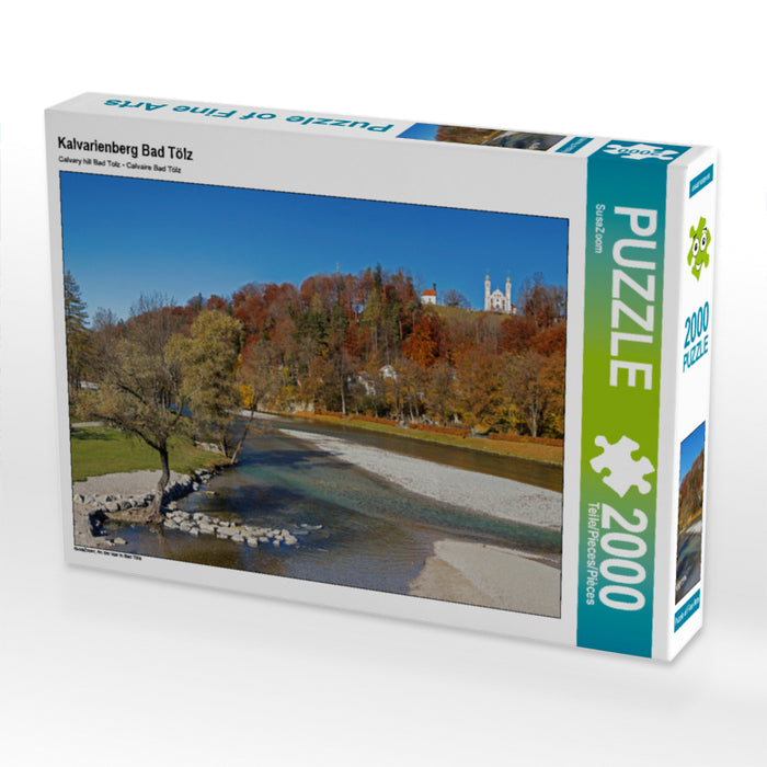 Kalvarienberg Bad Tölz 2000 Teile Puzzle quer - CALVENDO Foto-Puzzle'