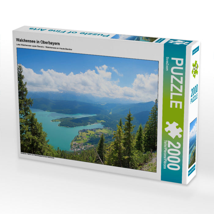 Lac Walchensee en Haute-Bavière - Puzzle photo CALVENDO 