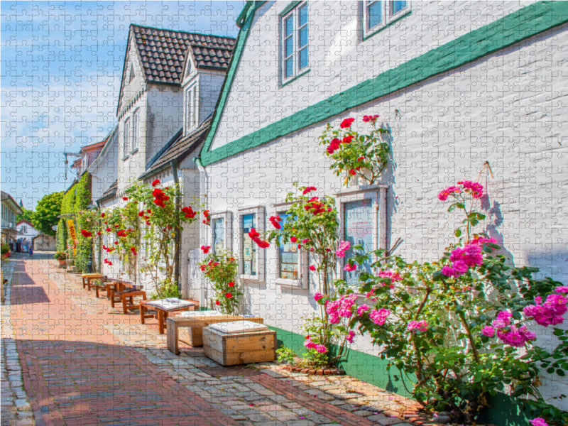 Facade with roses - CALVENDO photo puzzle 