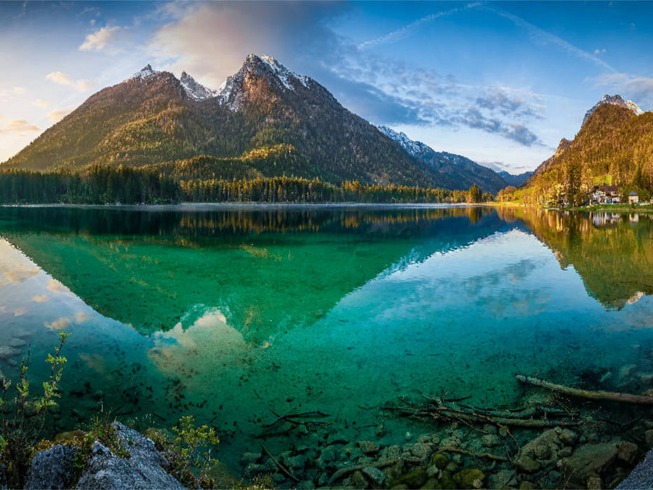 Hintersee am Morgen - CALVENDO Foto-Puzzle'