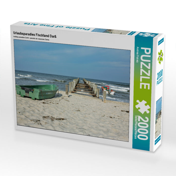 Urlaubsparadies Fischland Darß 2000 Teile Puzzle quer - CALVENDO Foto-Puzzle'