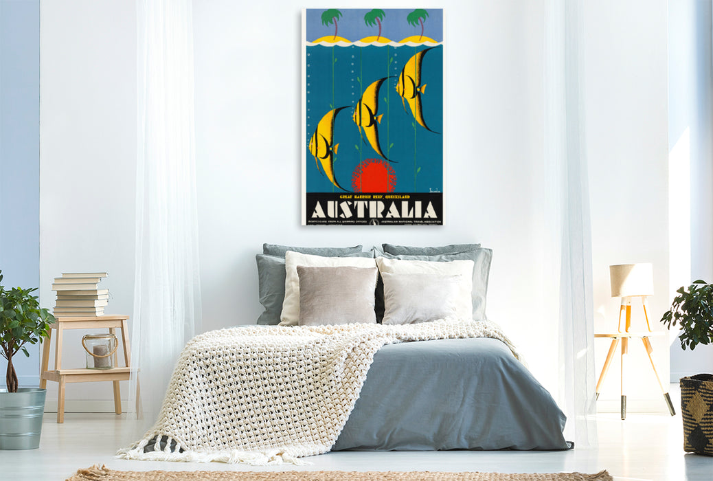 Premium textile canvas Premium textile canvas 80 cm x 120 cm high Australia, Great Barrier Reef 