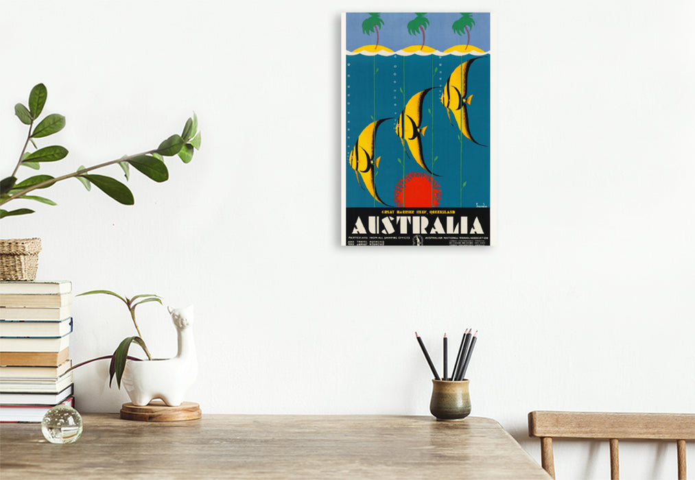 Premium textile canvas Premium textile canvas 80 cm x 120 cm high Australia, Great Barrier Reef 