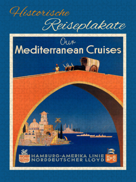 Our Mediterranean Cruises - CALVENDO Foto-Puzzle'