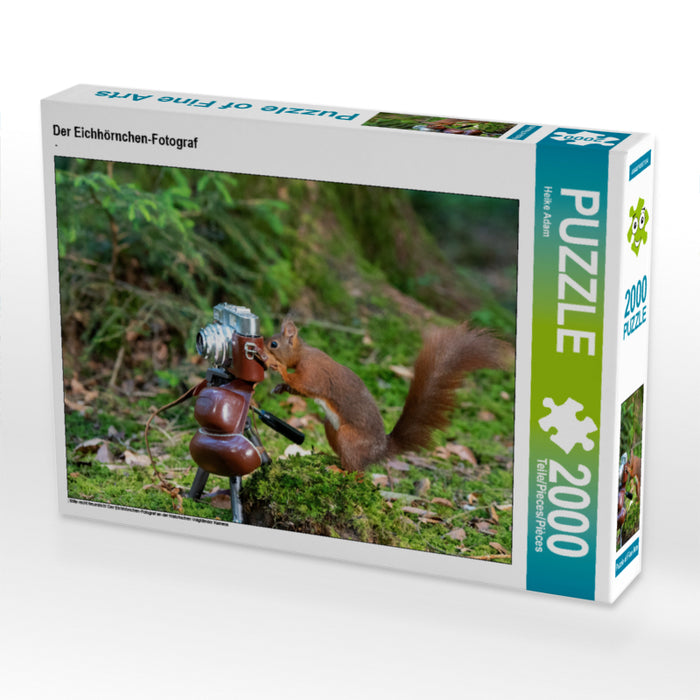 Le photographe des écureuils - Puzzle photo CALVENDO 