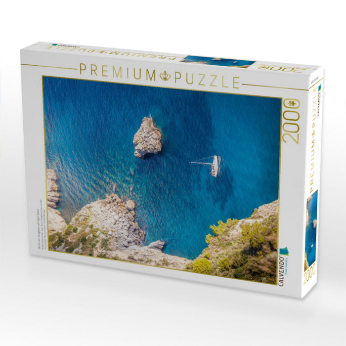 Bucht von Faraglione auf Capri, Italien - CALVENDO Foto-Puzzle'