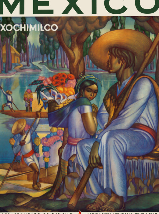 Mexique, Xochimilco - Puzzle photo CALVENDO 