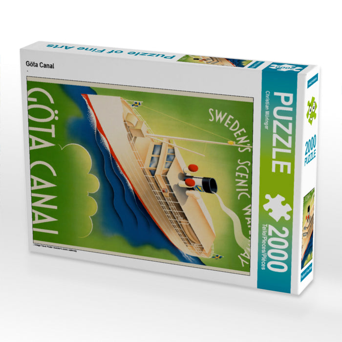 Göta Canal 2000 Teile Puzzle hoch - CALVENDO Foto-Puzzle'