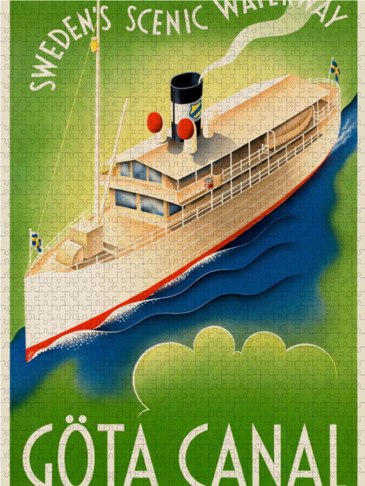 Göta Canal 2000 Teile Puzzle hoch - CALVENDO Foto-Puzzle'