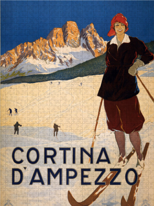 Cortina d`Ampezzo - Puzzle photo CALVENDO 