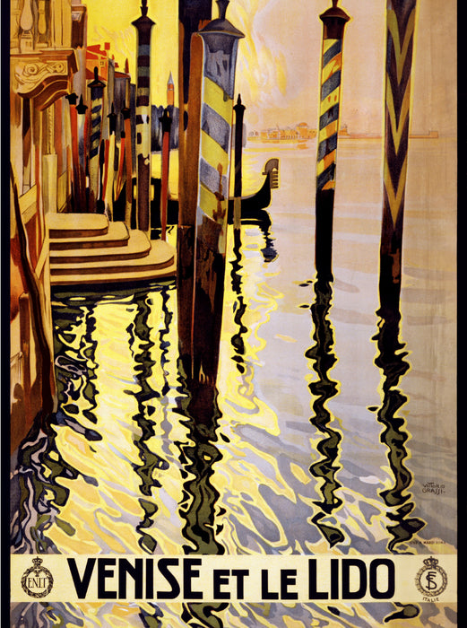Venise et le Lido, ca. 1920 2000 Teile Puzzle hoch - CALVENDO Foto-Puzzle'