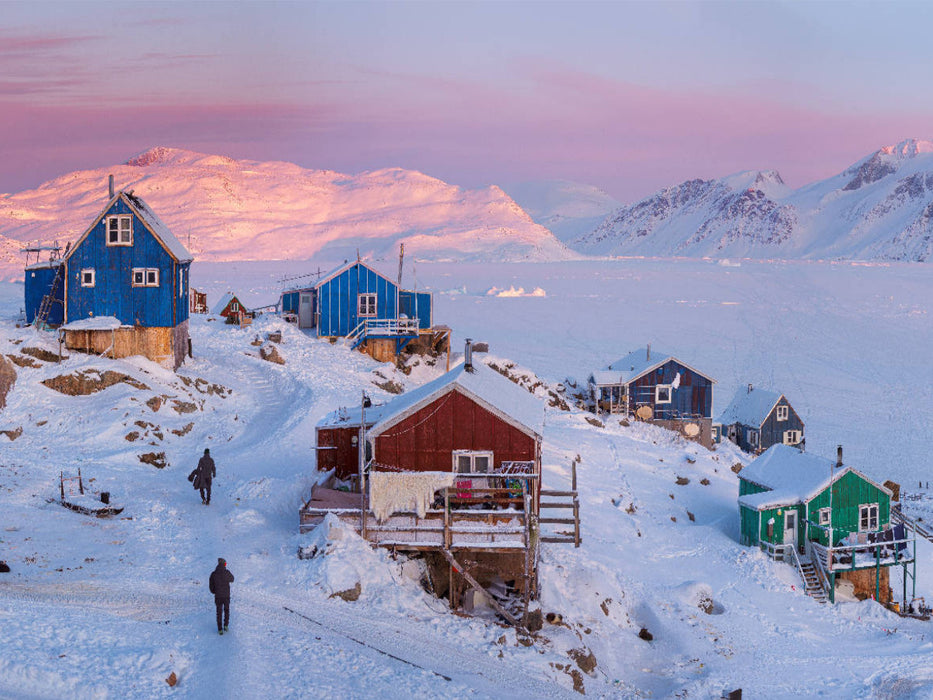 Kullorsuaq, ein traditionelles Jägerdorf an der Melville Bay - CALVENDO Foto-Puzzle'