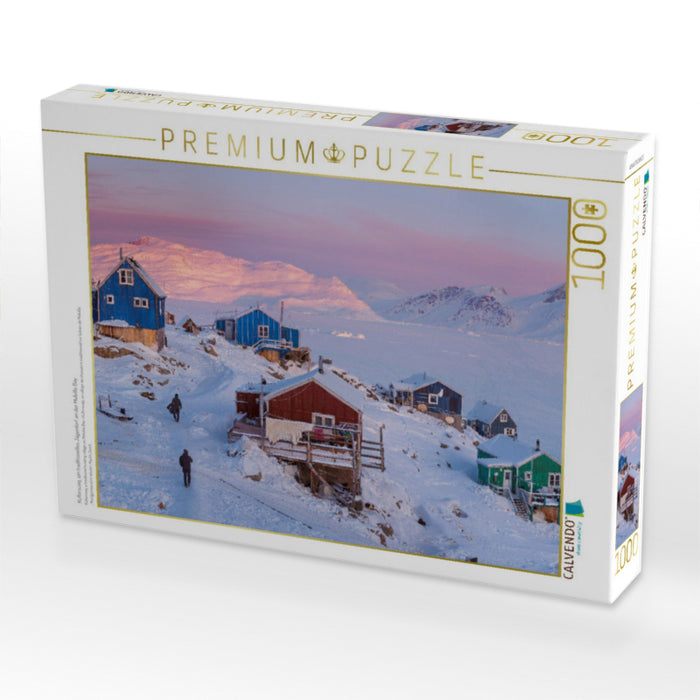 Kullorsuaq, ein traditionelles Jägerdorf an der Melville Bay - CALVENDO Foto-Puzzle'