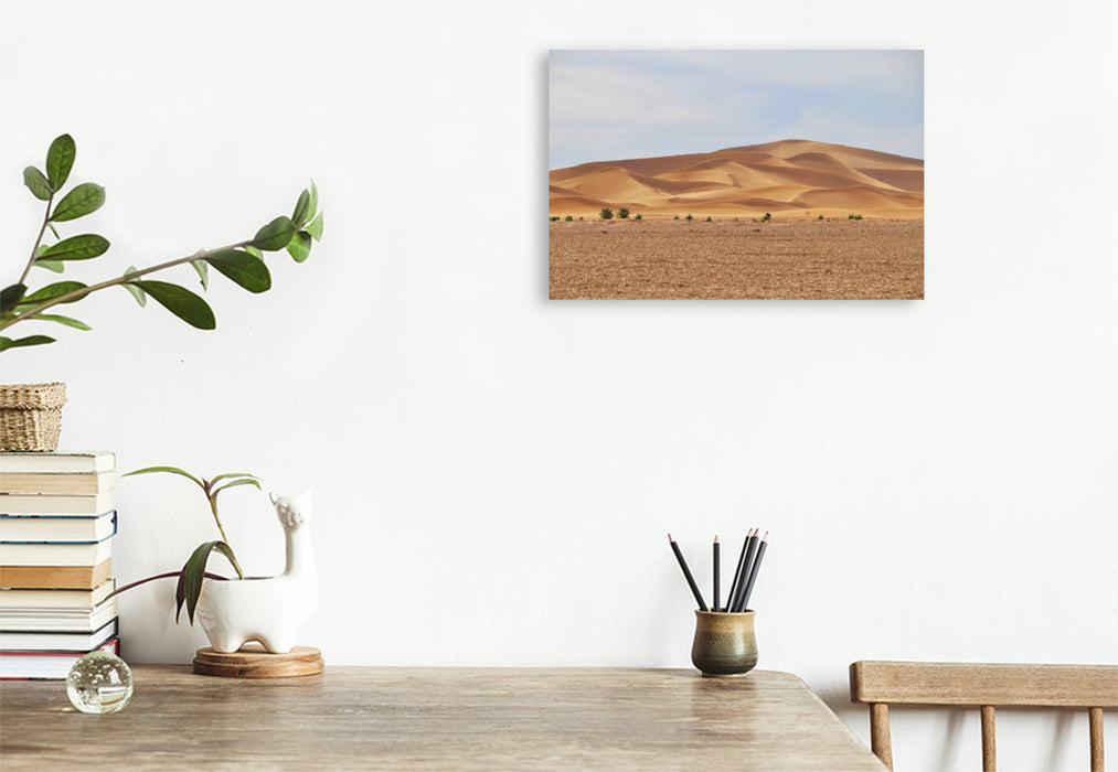 Premium textile canvas Premium textile canvas 120 cm x 80 cm across sand matter 