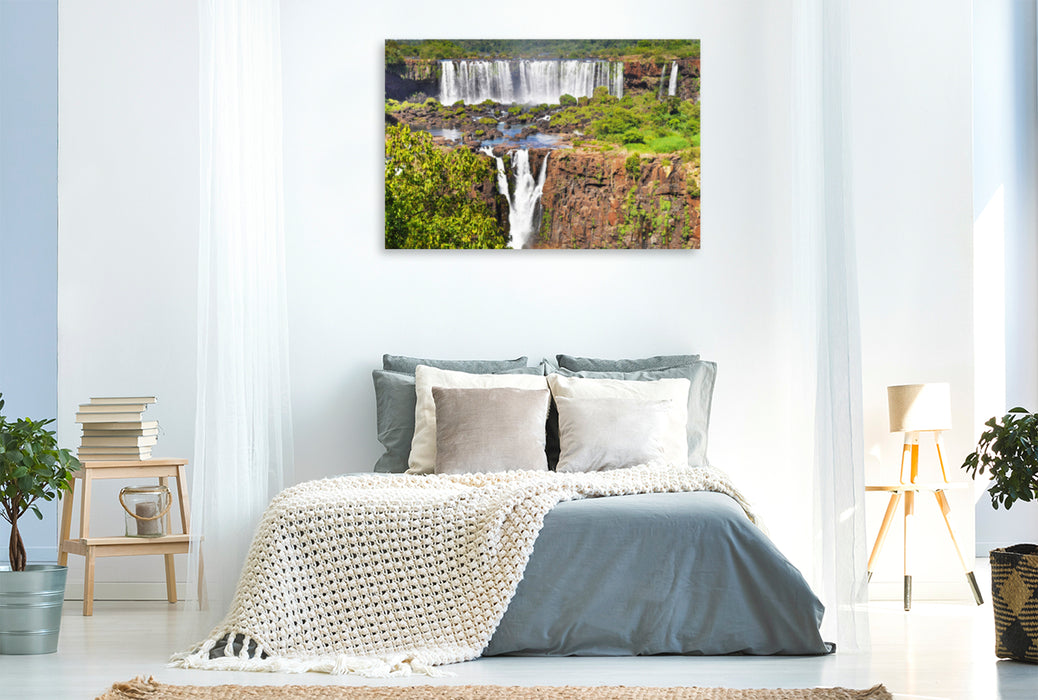 Premium textile canvas Premium textile canvas 120 cm x 80 cm landscape Impressive 