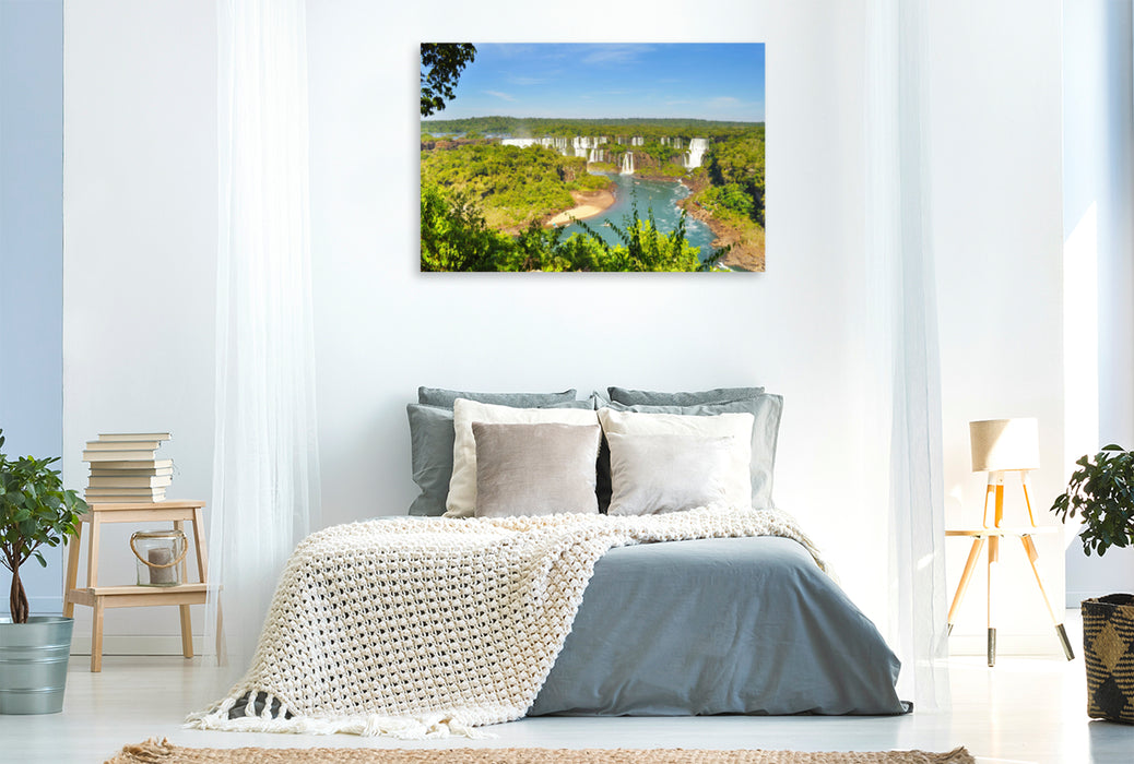 Premium textile canvas Premium textile canvas 120 cm x 80 cm landscape Intoxicating 