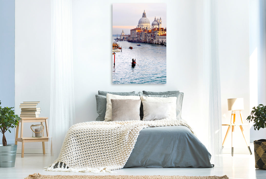 Premium Textil-Leinwand Premium Textil-Leinwand 80 cm x 120 cm  hoch Santa Maria della Salute