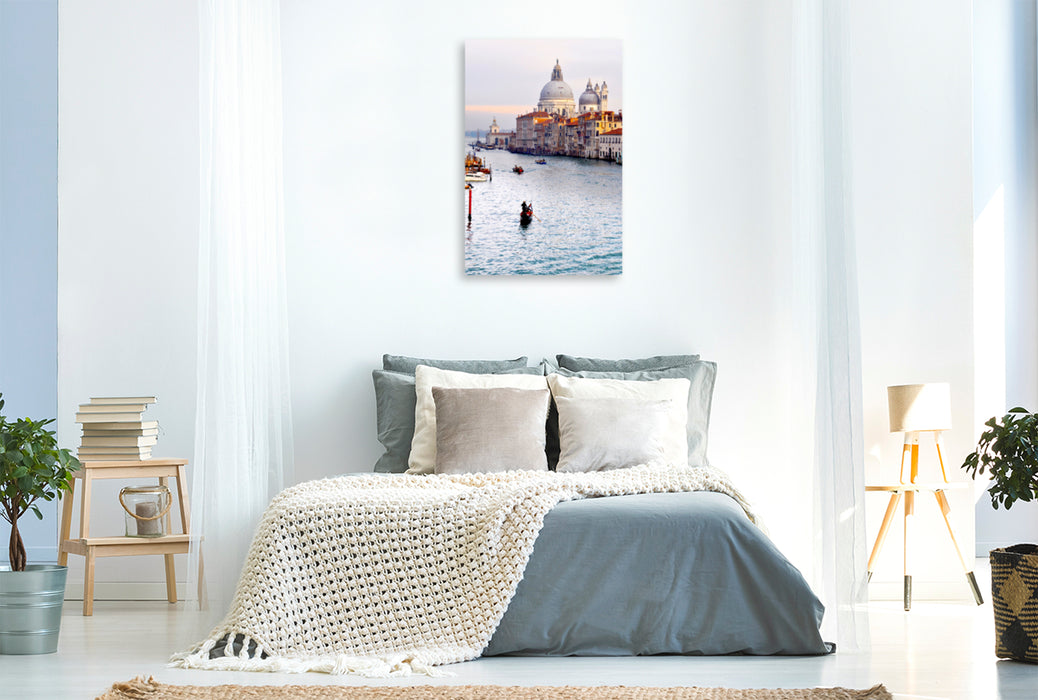 Premium Textil-Leinwand Premium Textil-Leinwand 80 cm x 120 cm  hoch Santa Maria della Salute