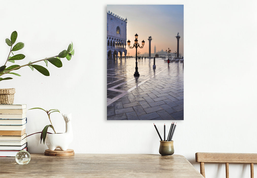 Premium textile canvas Premium textile canvas 80 cm x 120 cm high Piazza San Marco 