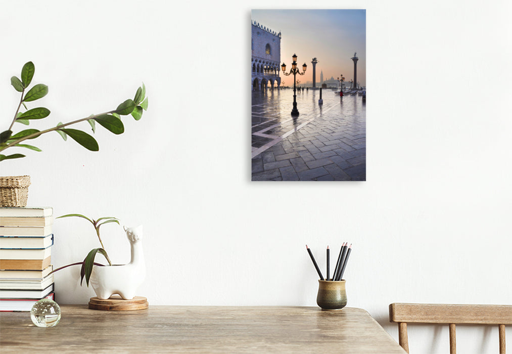 Premium textile canvas Premium textile canvas 80 cm x 120 cm high Piazza San Marco 