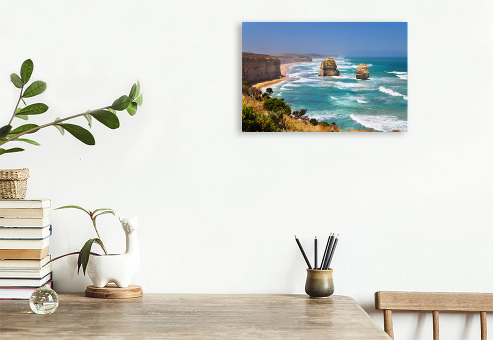 Premium textile canvas Premium textile canvas 120 cm x 80 cm across 12 Apostles 