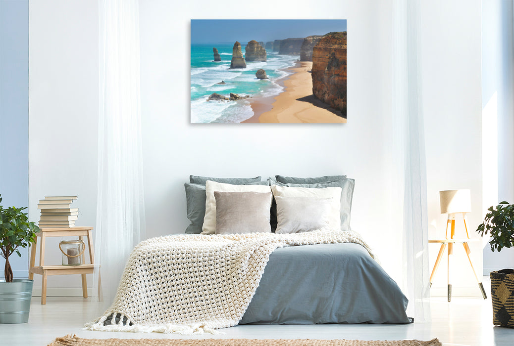 Premium textile canvas Premium textile canvas 120 cm x 80 cm across 12 Apostles 