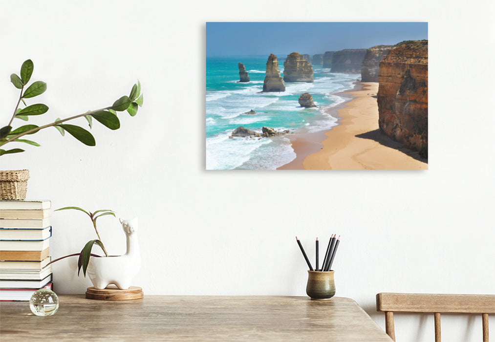 Premium textile canvas Premium textile canvas 120 cm x 80 cm across 12 Apostles 