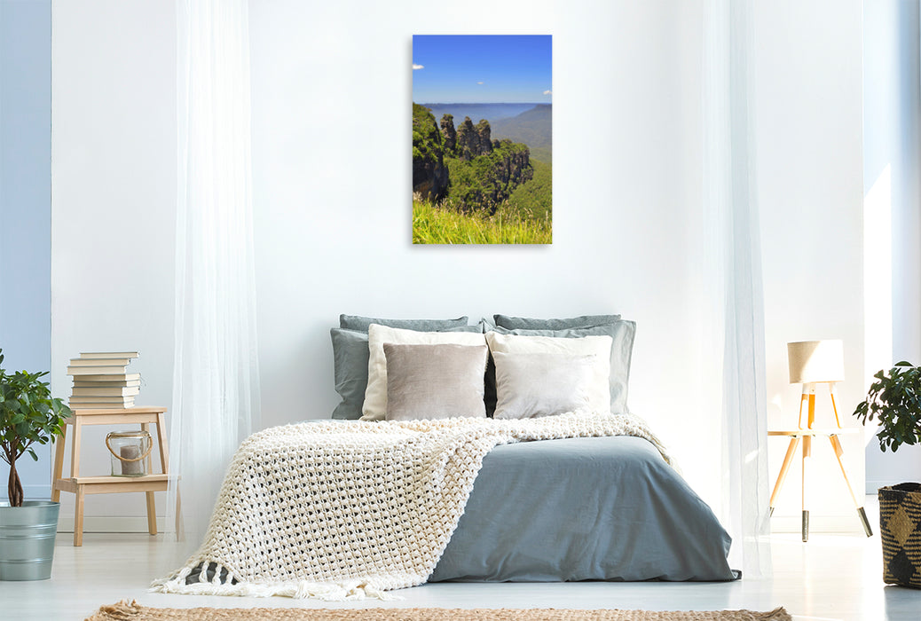 Premium textile canvas Premium textile canvas 80 cm x 120 cm high Three Sisters 