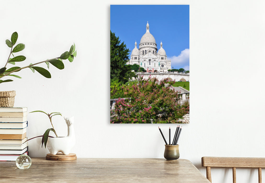 Premium textile canvas Premium textile canvas 80 cm x 120 cm high A motif from the calendar Experience Paris with me 