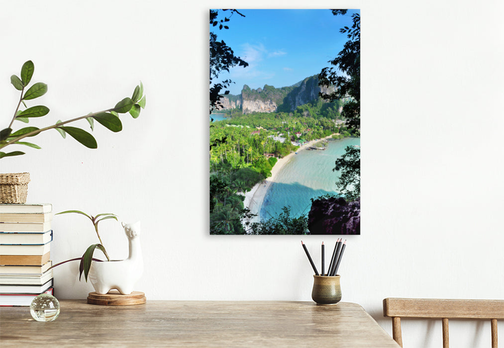 Premium textile canvas Premium textile canvas 80 cm x 120 cm high Krabi Bay 