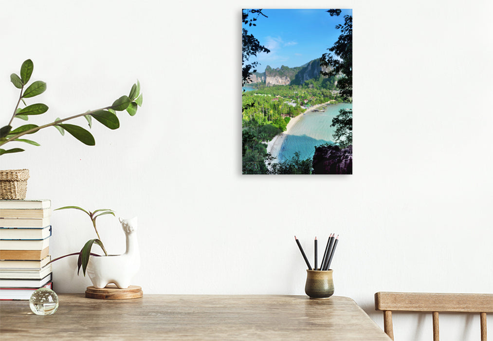 Premium textile canvas Premium textile canvas 80 cm x 120 cm high Krabi Bay 