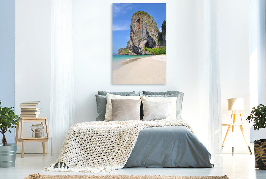 Premium textile canvas Premium textile canvas 80 cm x 120 cm high Krabi Beach 