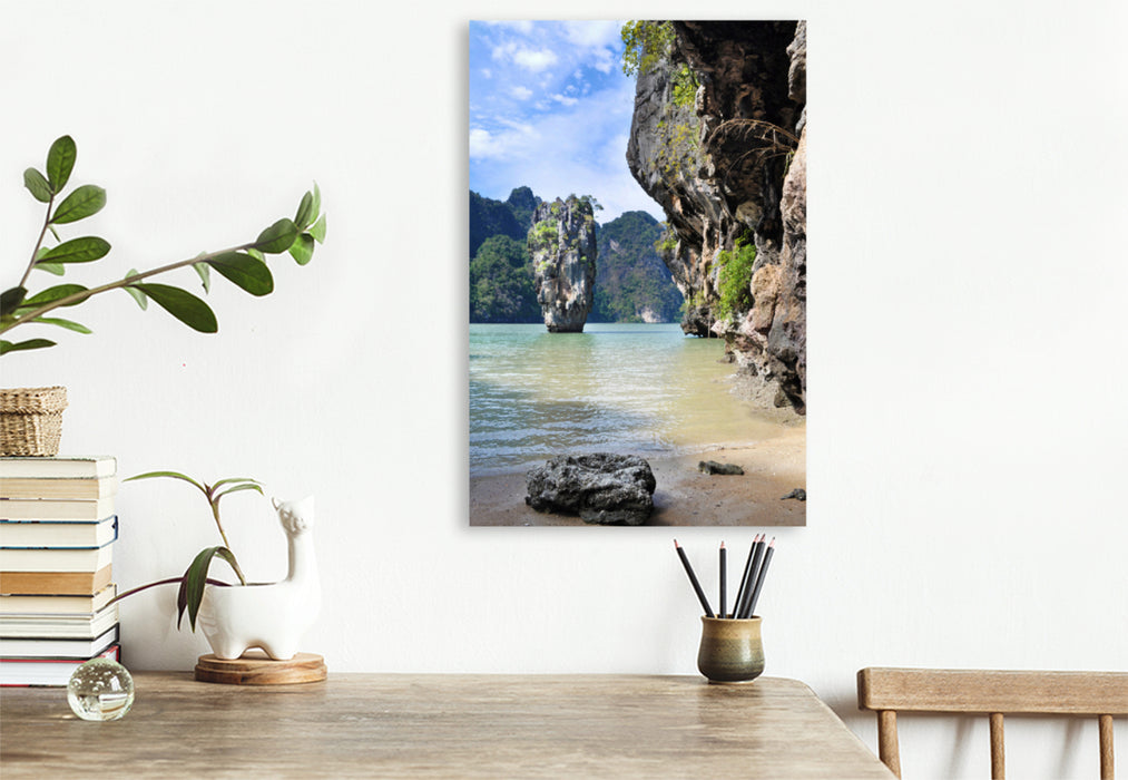 Premium textile canvas Premium textile canvas 80 cm x 120 cm high James Bold Island 