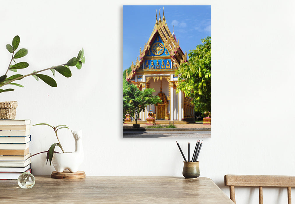 Premium textile canvas Premium textile canvas 80 cm x 120 cm high Small Temple 