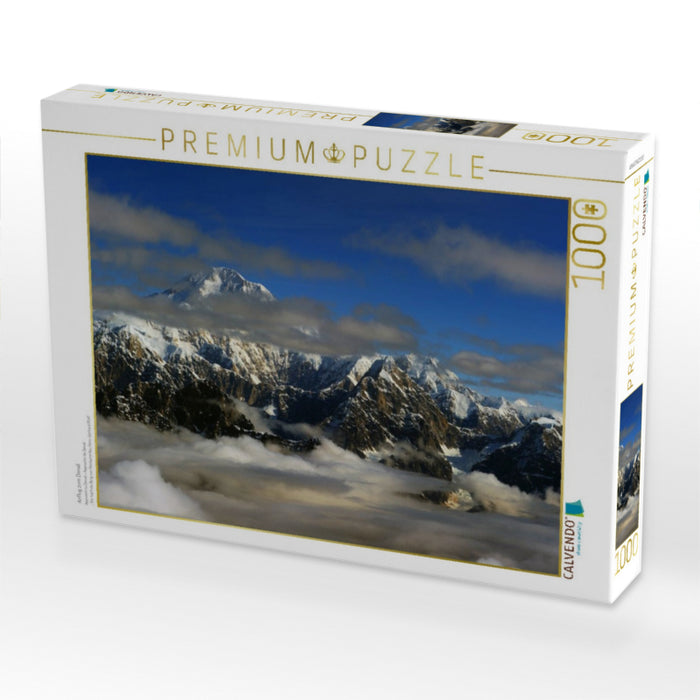 Anflug zum Denali - CALVENDO Foto-Puzzle'