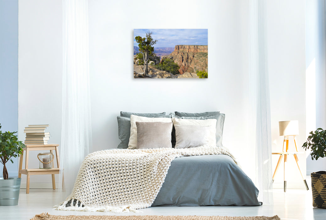 Premium Textil-Leinwand Premium Textil-Leinwand 120 cm x 80 cm quer Ein Motiv aus dem Kalender Erlebe mit mir die Schluchten des Grand Canyon