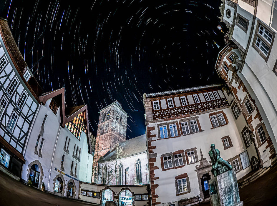 Nachts am Rathaus 2000 Teile Puzzle quer - CALVENDO Foto-Puzzle'