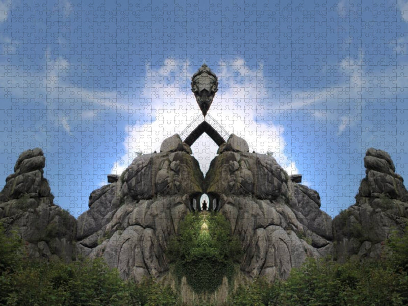 Anderswelt - Externsteine - CALVENDO Foto-Puzzle'